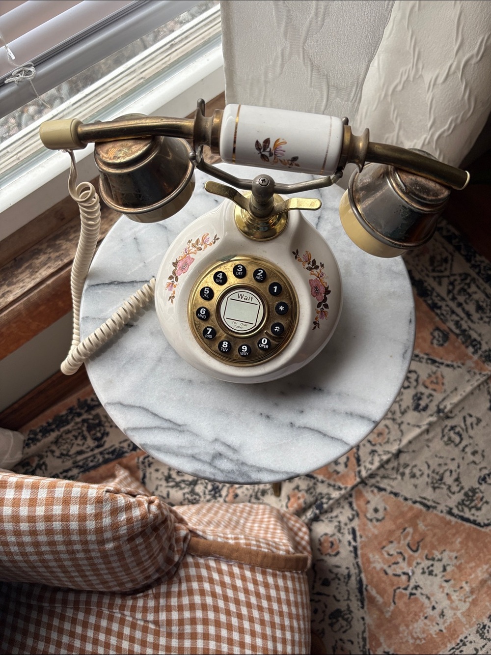 VINTAGE Ceramic Telephone